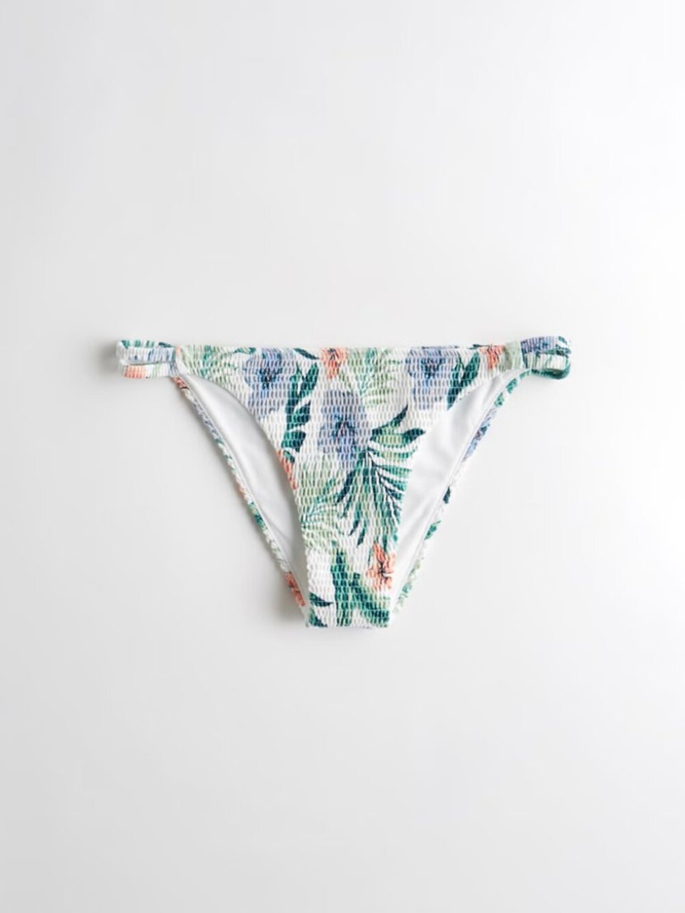 NWOT Hollister Smocked Floral Cheeky Bikini Bottom